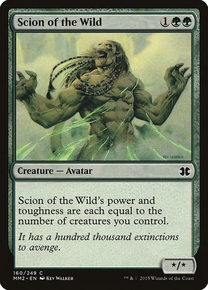 Scion of the Wild, Modern Masters 2015 160