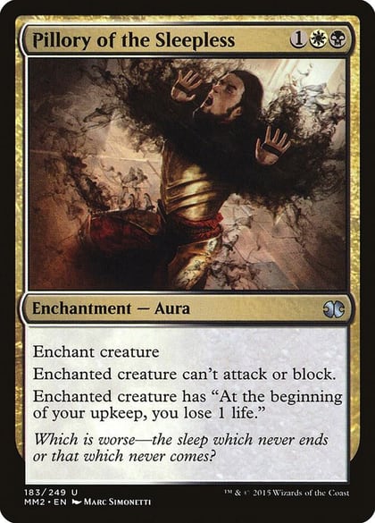 Pillory of the Sleepless, Modern Masters 2015 183