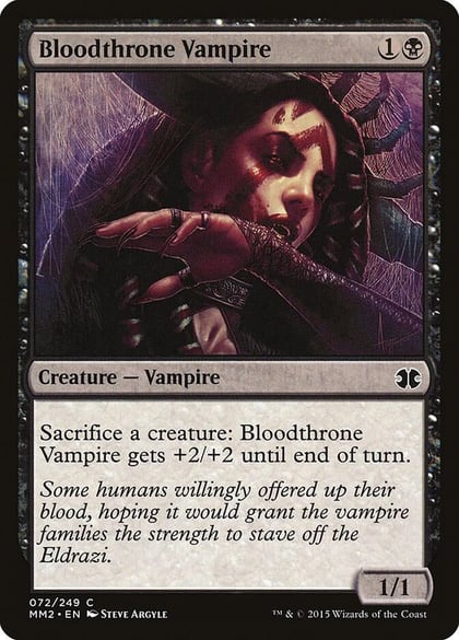 Bloodthrone Vampire, Modern Masters 2015 72