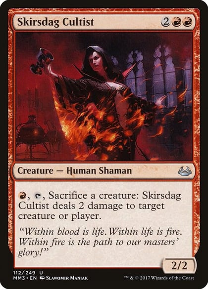 Skirsdag Cultist, Modern Masters 2017 112