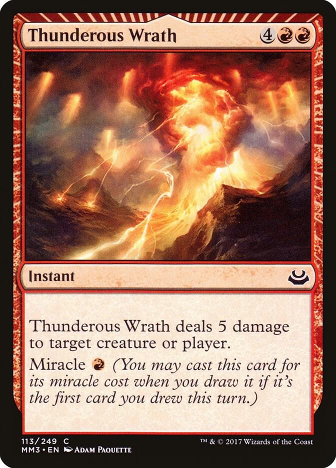 Thunderous Wrath, Modern Masters 2017 113