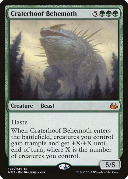 Craterhoof Behemoth, Modern Masters 2017 122