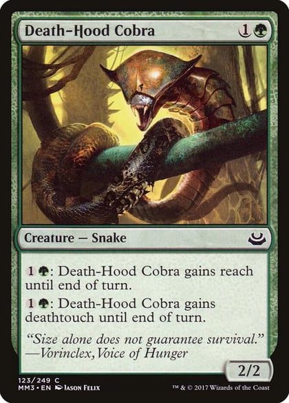 Death-Hood Cobra, Modern Masters 2017 123
