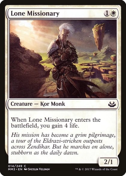 Lone Missionary, Modern Masters 2017 14
