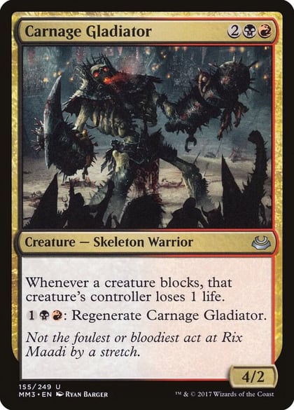 Carnage Gladiator, Modern Masters 2017 155