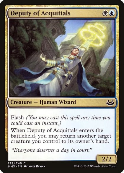 Deputy of Acquittals, Modern Masters 2017 159