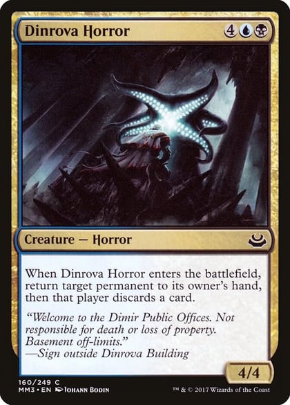 Dinrova Horror, Modern Masters 2017 160