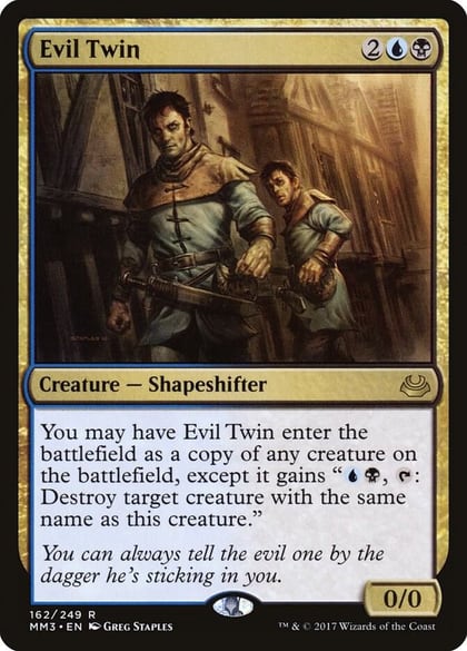 Evil Twin, Modern Masters 2017 162