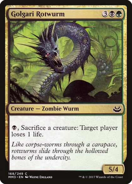 Golgari Rotwurm, Modern Masters 2017 168