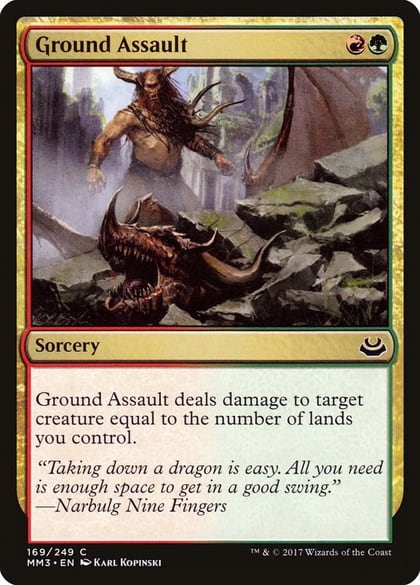 Ground Assault, Modern Masters 2017 169