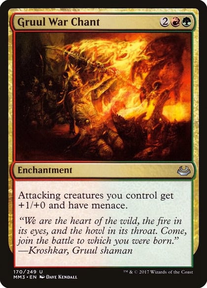 Gruul War Chant, Modern Masters 2017 170
