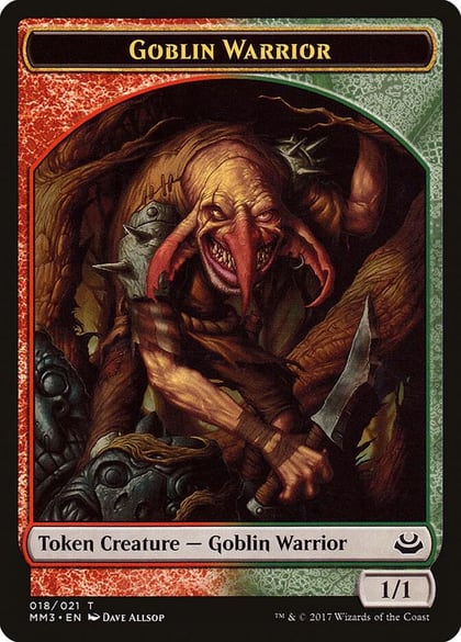 Goblin Warrior Token, Modern Masters 2017 18