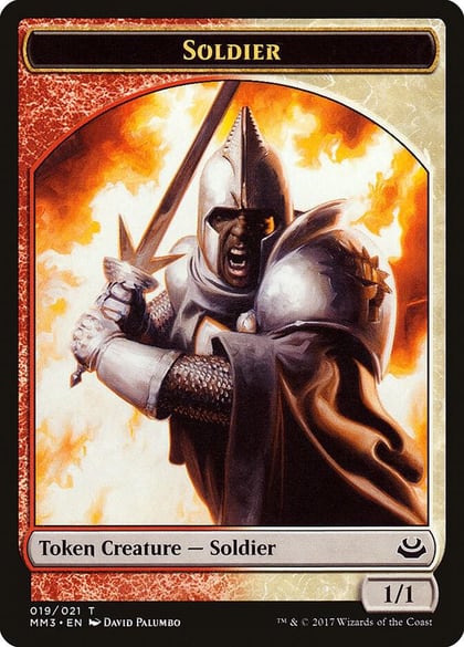 Soldier Token (019), Modern Masters 2017 19