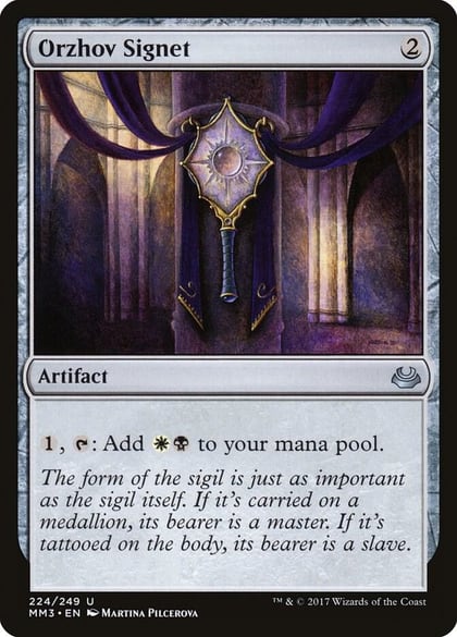 Orzhov Signet, Modern Masters 2017 224