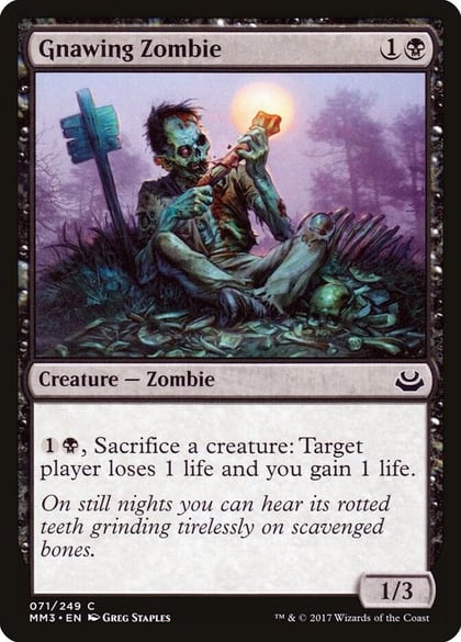 Gnawing Zombie, Modern Masters 2017 71