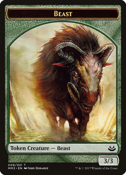 Beast Token (009), Modern Masters 2017 9