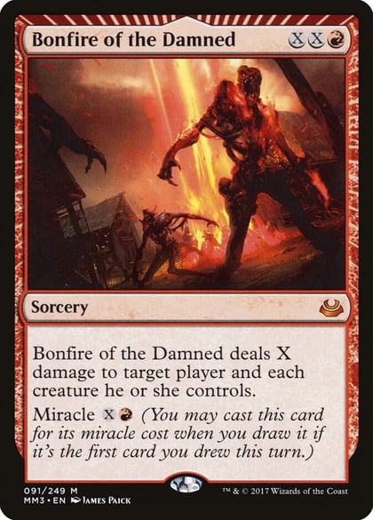 Bonfire of the Damned, Modern Masters 2017 91