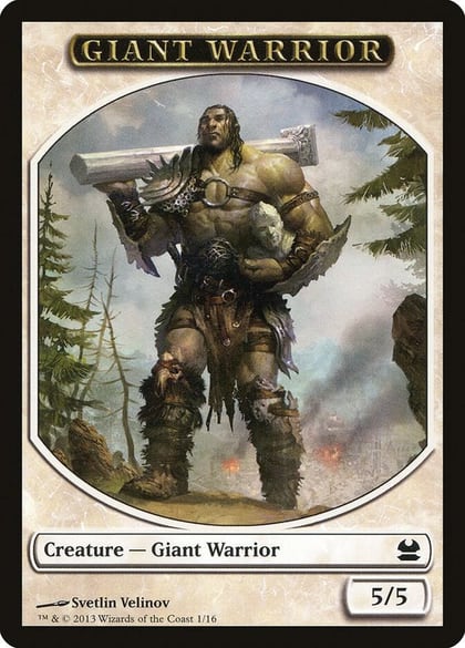 Giant Warrior Token, Modern Masters 1
