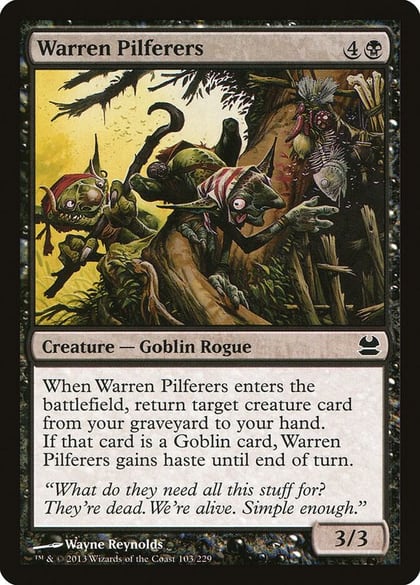 Warren Pilferers, Modern Masters 103