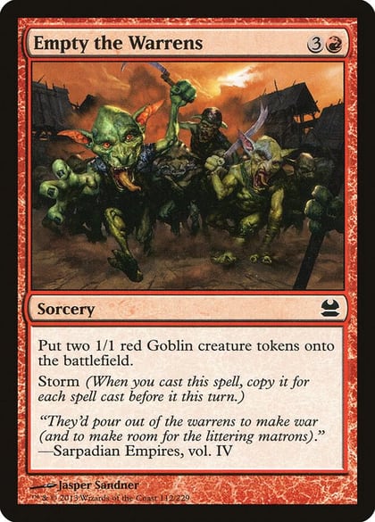 Empty the Warrens, Modern Masters 112