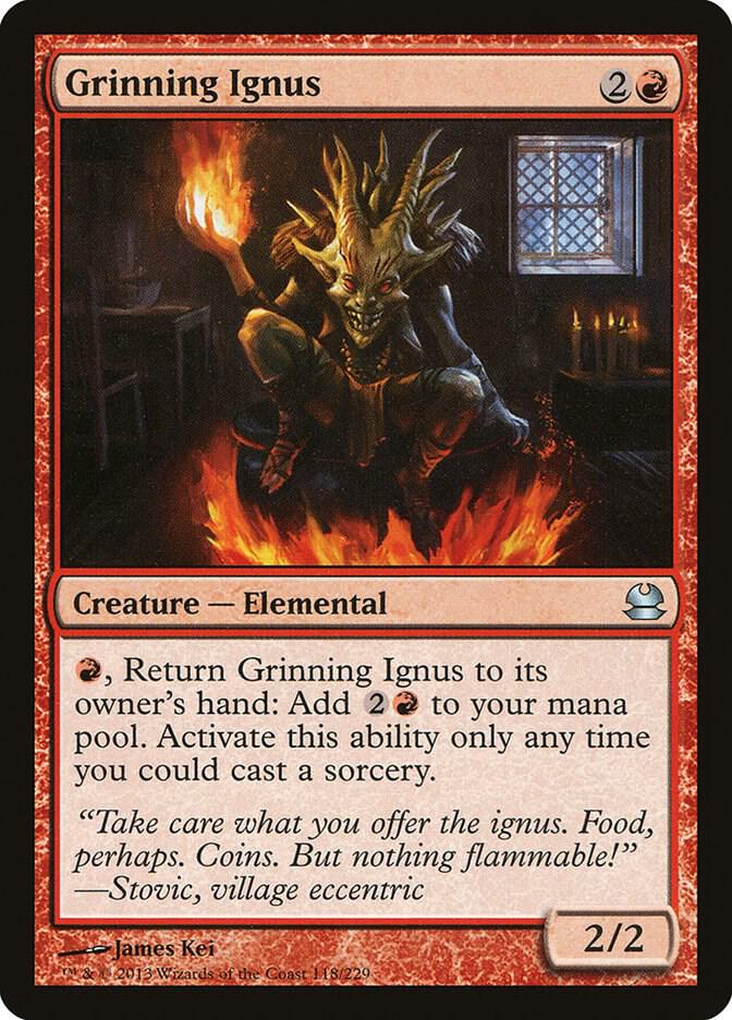 Grinning Ignus, Modern Masters 118