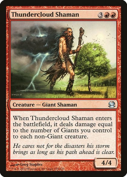 Thundercloud Shaman, Modern Masters 135