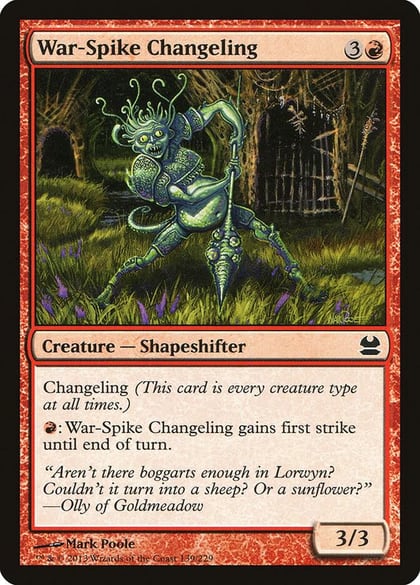 War-Spike Changeling, Modern Masters 139