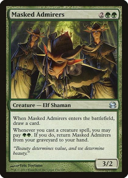 Masked Admirers, Modern Masters 154