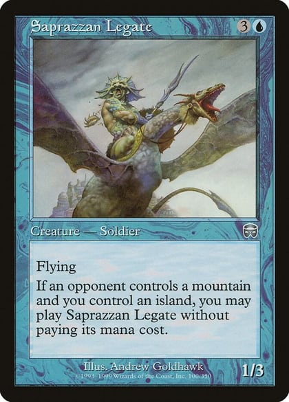 Saprazzan Legate, Mercadian Masques 100