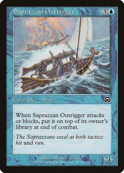 Saprazzan Outrigger, Mercadian Masques 101