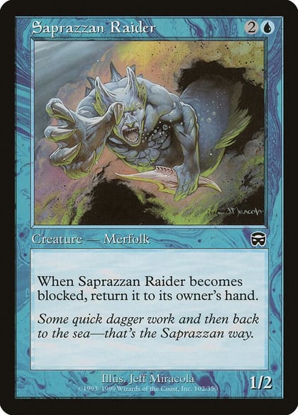 Saprazzan Raider, Mercadian Masques 102