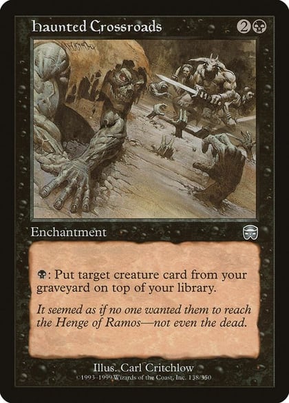 Haunted Crossroads, Mercadian Masques 138