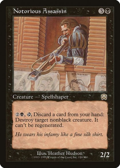 Notorious Assassin, Mercadian Masques 150