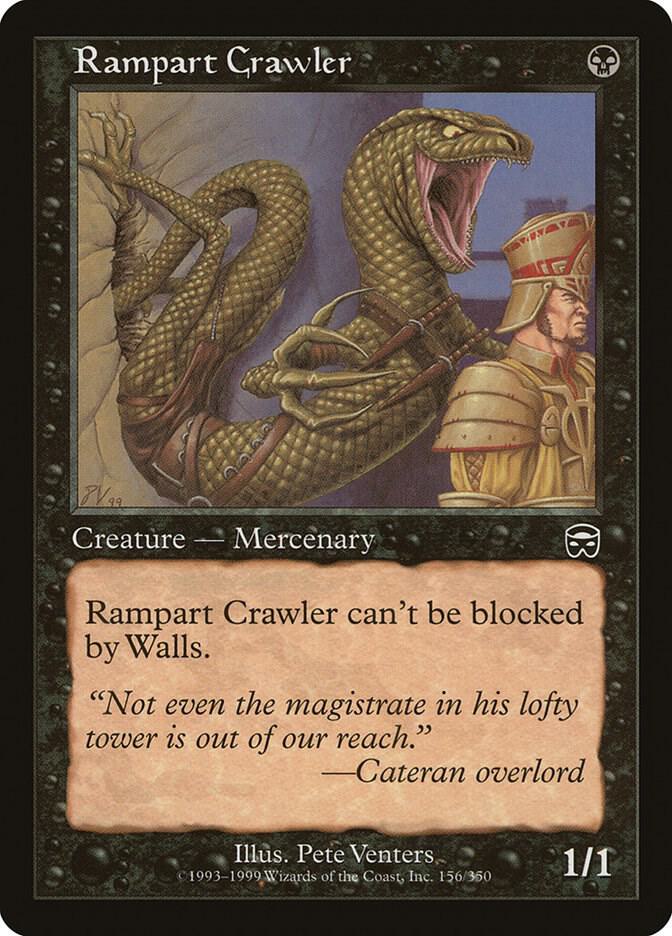 Rampart Crawler, Mercadian Masques 156