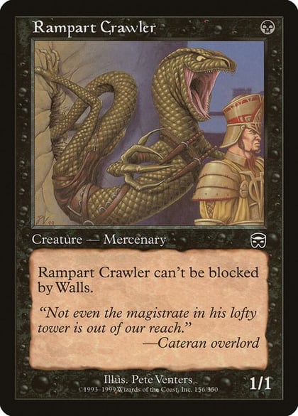 Rampart Crawler, Mercadian Masques 156