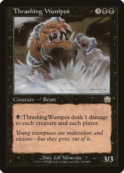 Thrashing Wumpus, Mercadian Masques 166