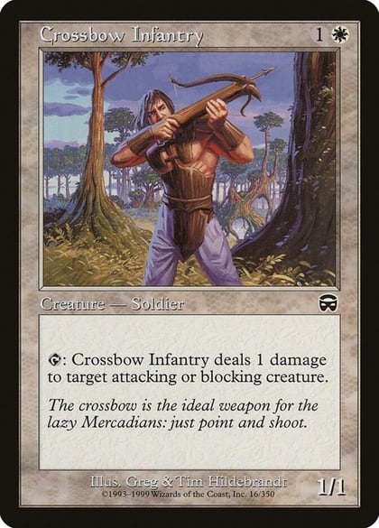 Crossbow Infantry, Mercadian Masques 16
