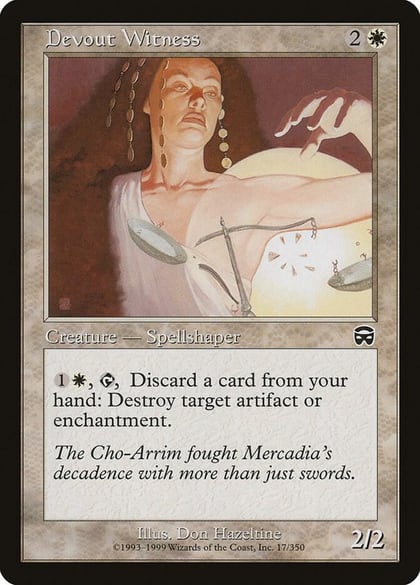Devout Witness, Mercadian Masques 17