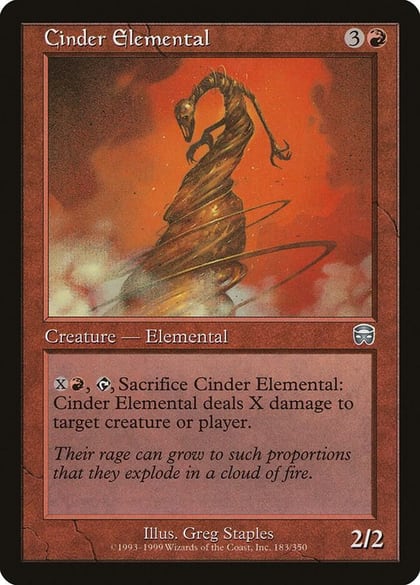 Cinder Elemental, Mercadian Masques 183
