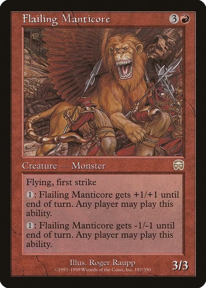 Flailing Manticore, Mercadian Masques 187