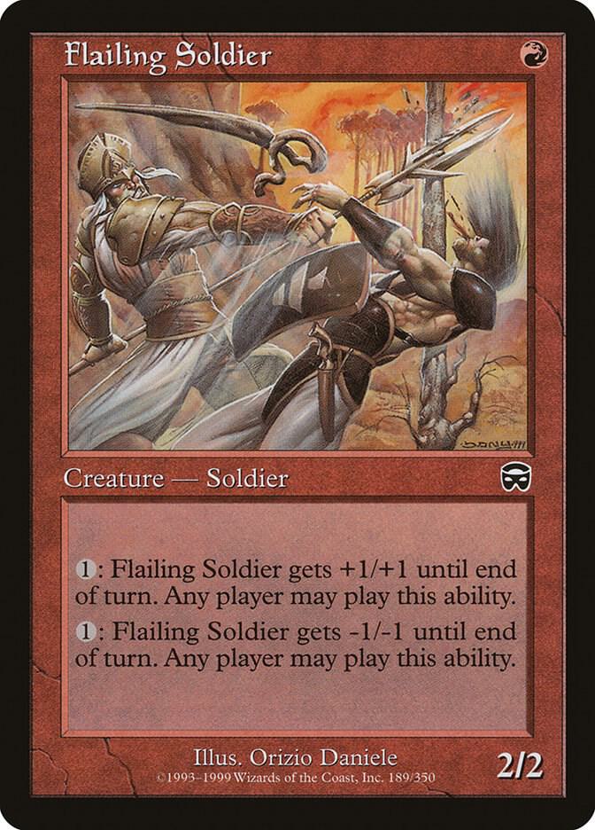 Flailing Soldier, Mercadian Masques 189