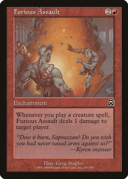 Furious Assault, Mercadian Masques 191