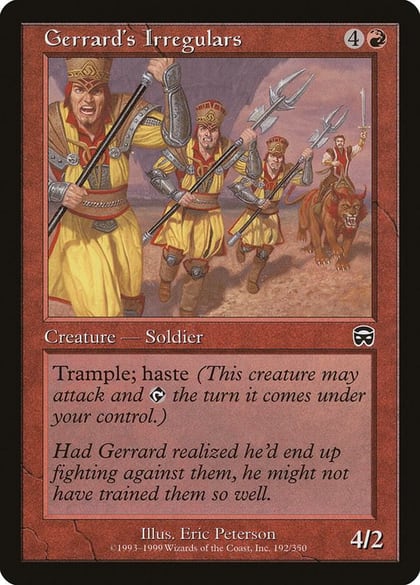 Gerrard's Irregulars, Mercadian Masques 192