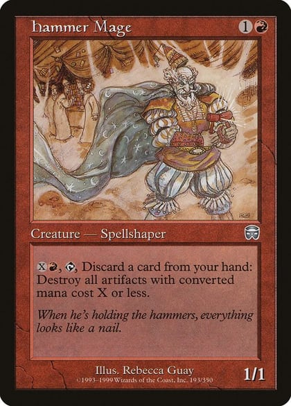 Hammer Mage, Mercadian Masques 193