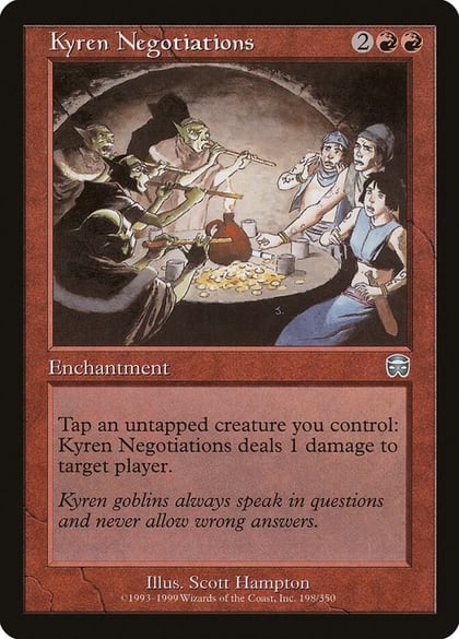 Kyren Negotiations, Mercadian Masques 198