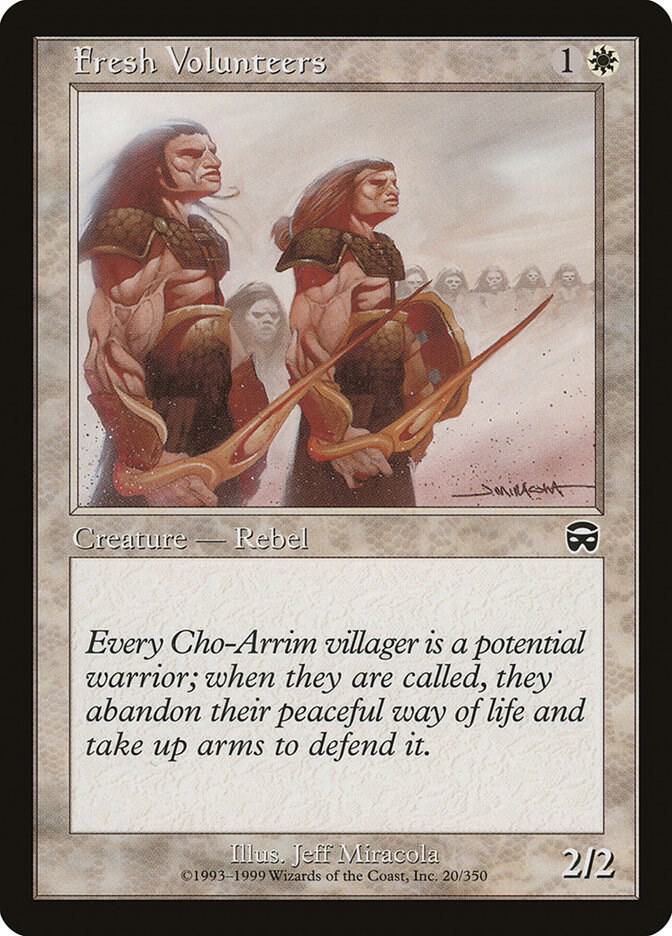 Fresh Volunteers, Mercadian Masques 20