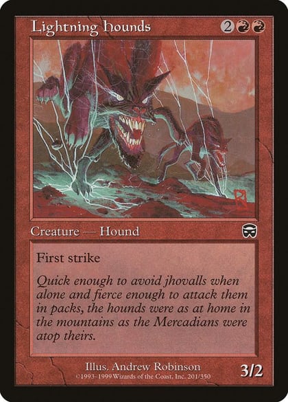 Lightning Hounds, Mercadian Masques 201