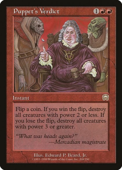 Puppet's Verdict, Mercadian Masques 208