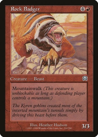 Rock Badger, Mercadian Masques 210