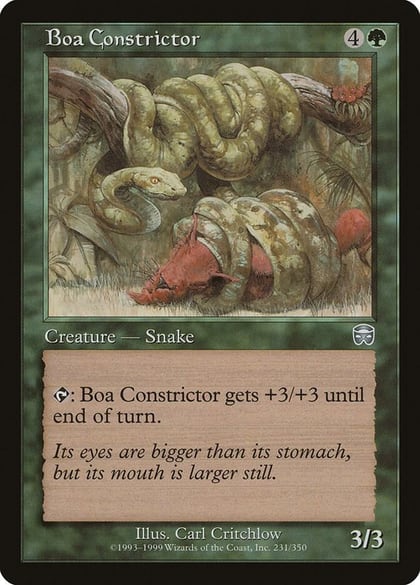 Boa Constrictor, Mercadian Masques 231